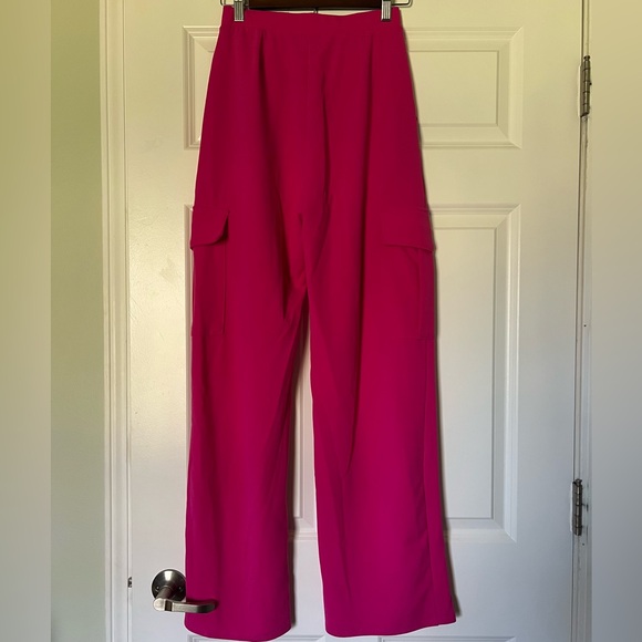 Moa Moa Pink Cargo Trousers - Picture 2 of 4